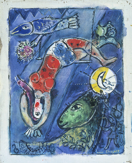 Marc Chagall, The Blue Circus, 1950, Tate Gallery, London